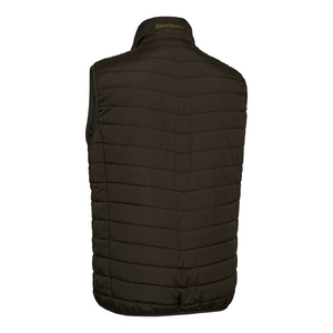 Deerhunter Moor Fully Padded Waistcoat in brown, men's country padded gilet