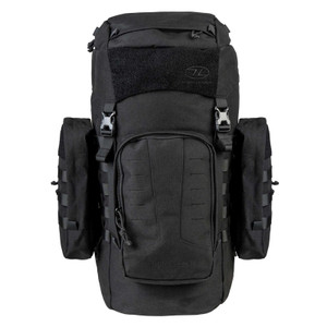 Highlander Pinnacle Rucksack in Black, 50 litre.