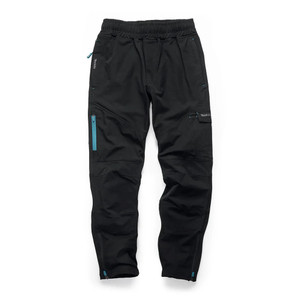 Makita Axis Stretch Joggers in black, men's slim fit and comfortable jogging trousers