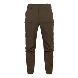 Harkila Flex Trousers in green, men's shooting trousers made with stretch material and an elastic waistband