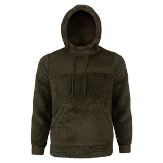 JACK PYKE Felpa Con Cappuccio Country Fleece Uomo - Grigio, Taglia L, Pile 250g, Tasca A Marsupio, Cappuccio Regolabile - 2