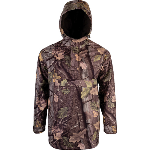 Jack Pyke Galbraith smock in Evolution camouflage, men's lightweight, waterproof and breathable smock in camo. Ideal for hunting, shooting, fishing and walking.