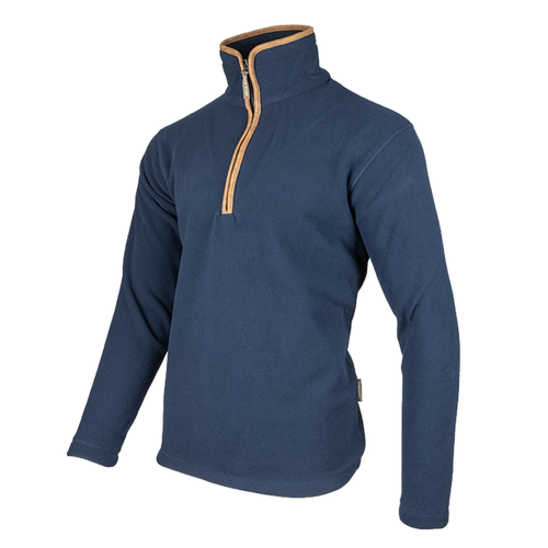 Jack Pyke countryman fleece jumper in navy colour, men's country fleece for shooting