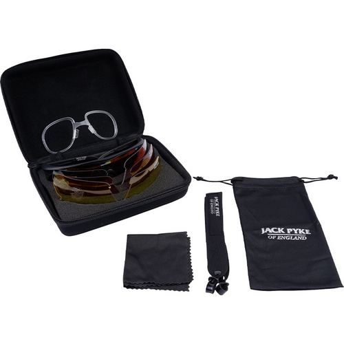 Jack Pyke Pro-Sport GP glasses with interchangeable lenses
