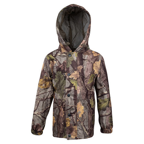 Jack Pyke Junior Jacket in Evolution camouflage, children's waterproof jacket