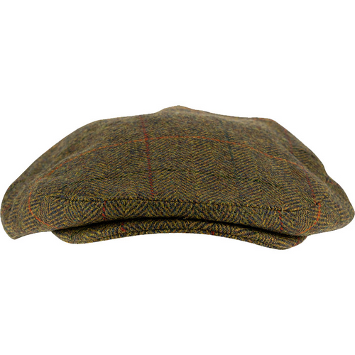 Jack Pyke Junior Wool Blend Flat Cap, children's tweed style hat