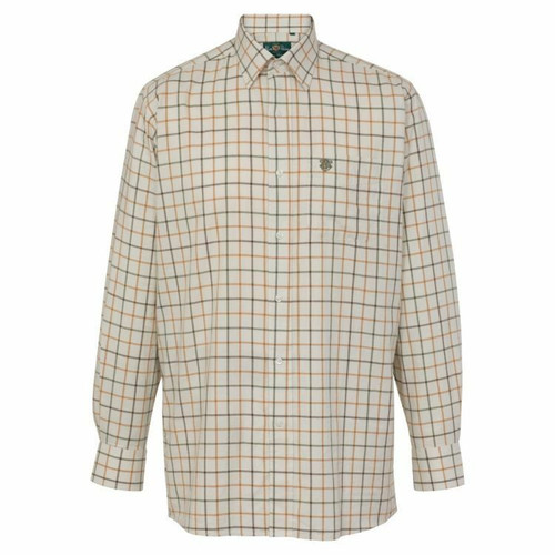 Alan Paine Ilkley Shirt in country check, men's lightweight cotton shirt