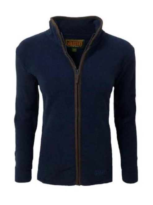 Game Penrith fleece jacket in blue, women's lightweight fleece