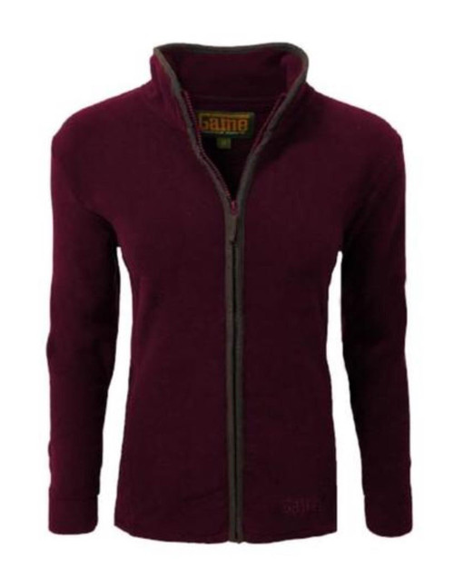 Game Ladies Penrith Fleece Jacket in Maroon