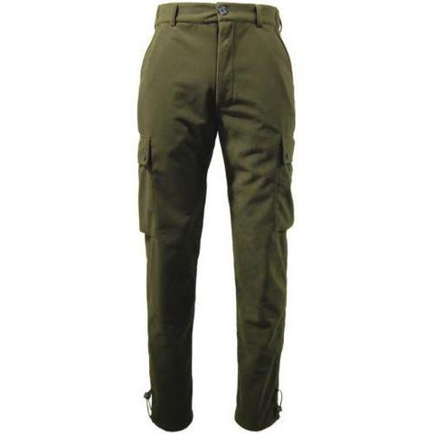 Game Stealth trousers in hunter's green. Soft, quiet fabric with laminated waterproof membrane