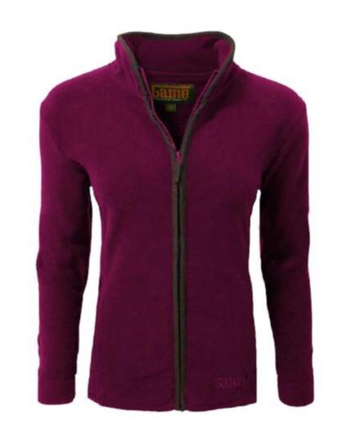 Game Ladies Penrith fleece Jacket in rose colour