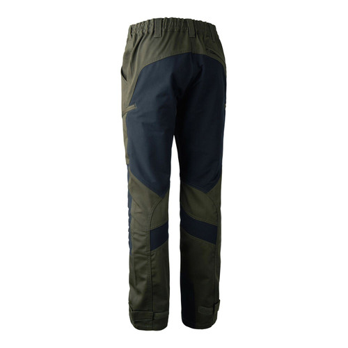 Deerhunter Rogaland stretch trousers with contrast colours in green, polycotton trousers