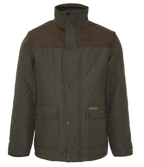 Champion Country Estate Lewis Jacket in green, men's lightweight quilted jacket