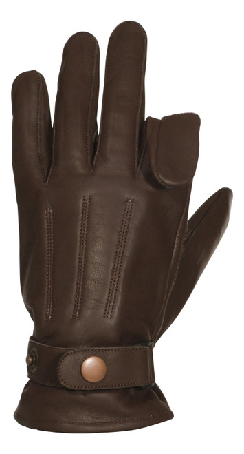 Percussion leather gloves with trigger finger