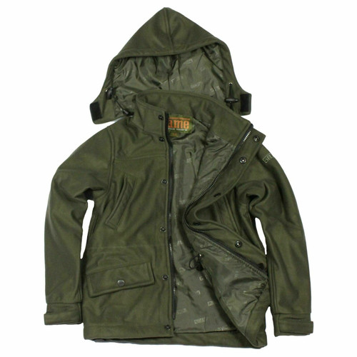 Game Children's Trekker Jacket, Kid's waterproof, windproof and breathable jacket in green