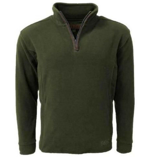 Game Stanton Fleece pullover jumper in green