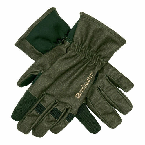 Deerhunter Ram Gloves in green, men's waterproof shooting gloves