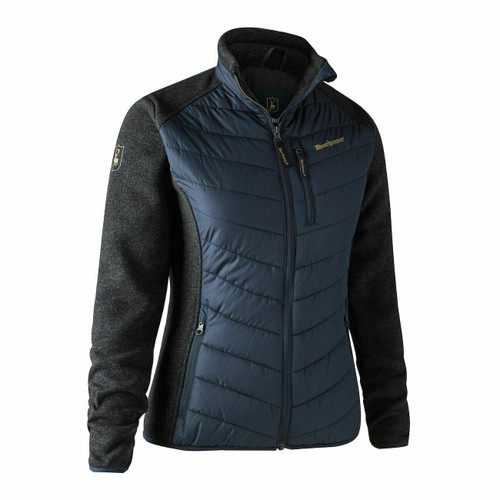 Deerhunter Lady Caroline Padded Jacket in Dark Blue, women's quilted country jacket