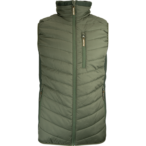 Jack Pyke Hybrid gilet, men's padded waistcoat in green