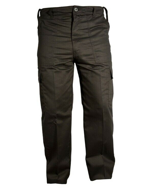 Kombat UK combat trousers in black, polycotton trousers with plenty of pockets