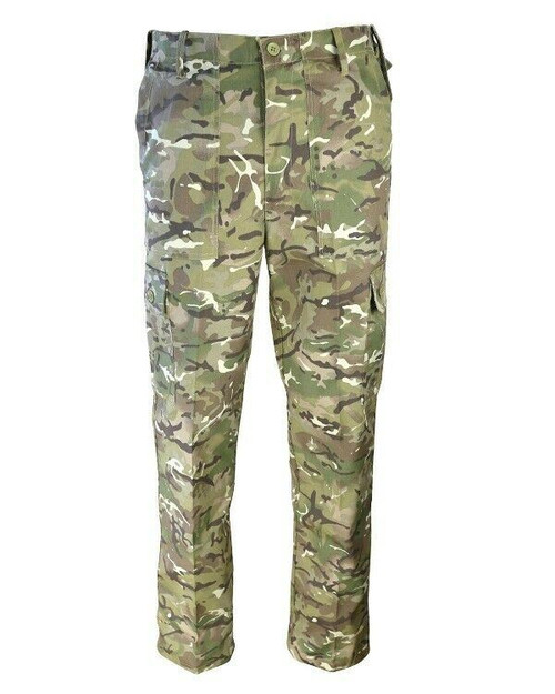 Kombat UK combat trousers in BTP camouflage, polycotton trousers with plenty of pockets