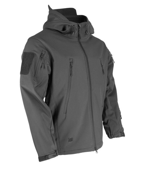 Kombat UK Patriot softshell jacket in grey