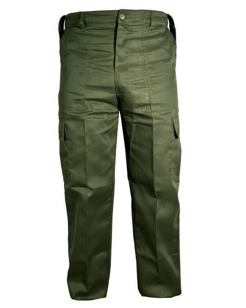Kombat UK Combat Trousers in green, men's polycotton lightweight trousers