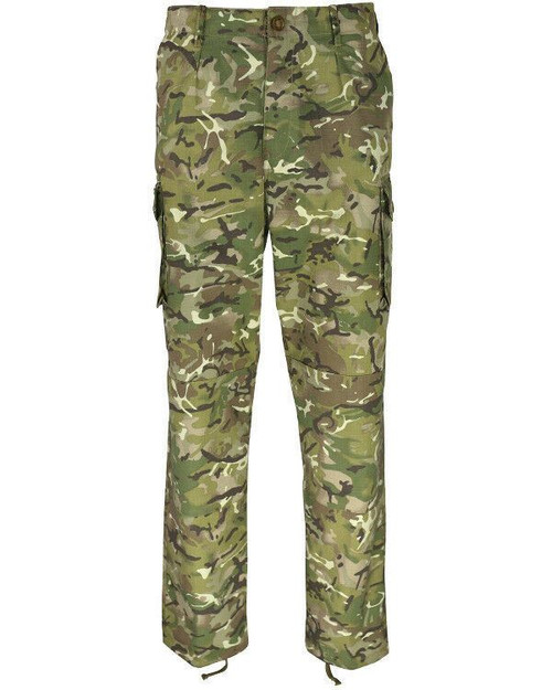 Kombat UK S95 Trousers in BTP Camouflage, men's lightweight polycotton trousers