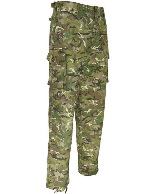 Kombat UK S95 Trousers in BTP Camouflage, men's lightweight polycotton trousers