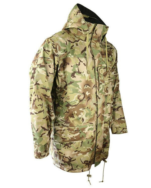 Kombat UK MOD Style Kom-Tex jacket in BTP camouflage, men's lightweight and waterproof jacket