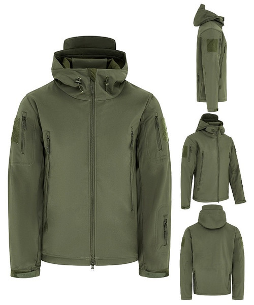 Kombat UK Patriot Softshell  Jacket Green Men's Tactical Hunting Shooting