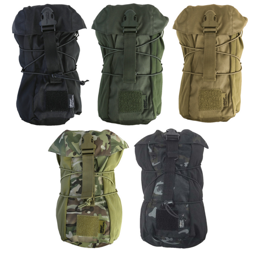 Kombat UK Stuffer Pouch, expanding pouch bag with elastic retention