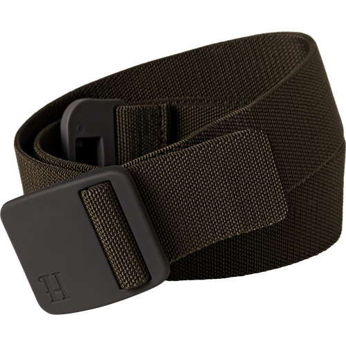Harkila Tech Belt in willow green, elastic webbing belt