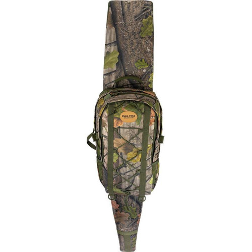Jack Pyke Rifle Rucksack in Evolution camouflage, rucksack with incorporated gun slip