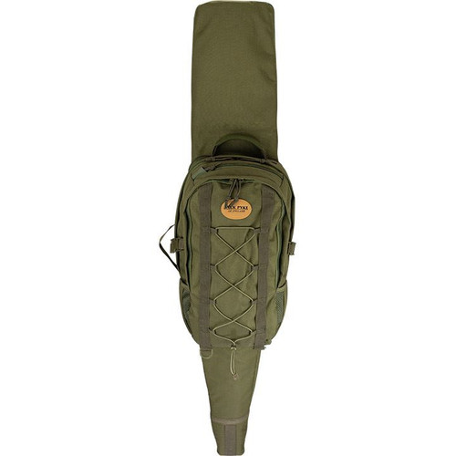 Jack Pyke Rifle Rucksack in green, rucksack with incorporated gun slip
