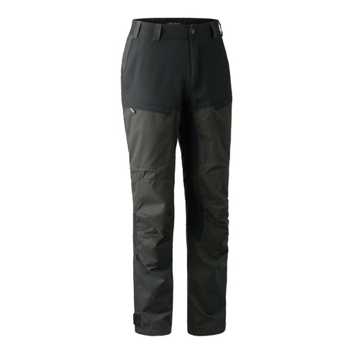 Deerhunter Strike Trousers in 985 Black, men's lightweight with stretch material shooting trousers