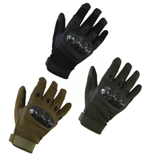 Kombat UK Predator Tactical Gloves, with armoured knuckles for protection