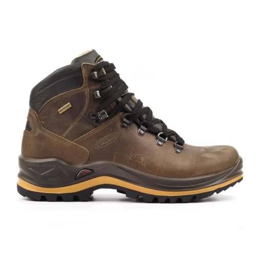 Grisport Aztec Crazy Horse Leather Boots Brown, adults leather walking boots