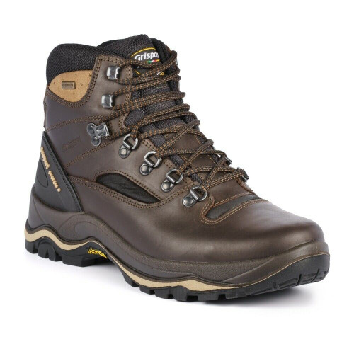 Grisport Quatro Brown Hiking Boots in brown, leather waterproof walking boots