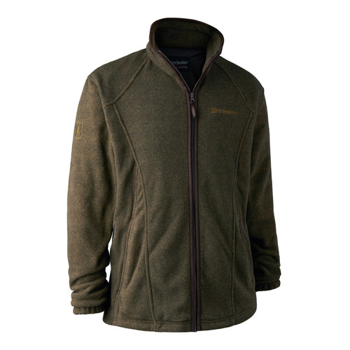 Deerhunter Wingshooter Fleece Jacket in green with waterproof membrane