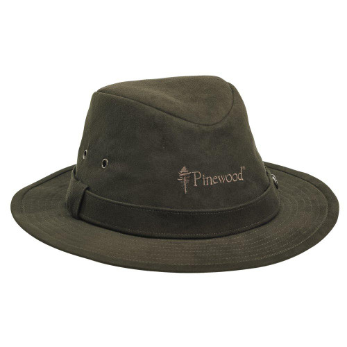 Pinewood hunting hat with wide brim in green