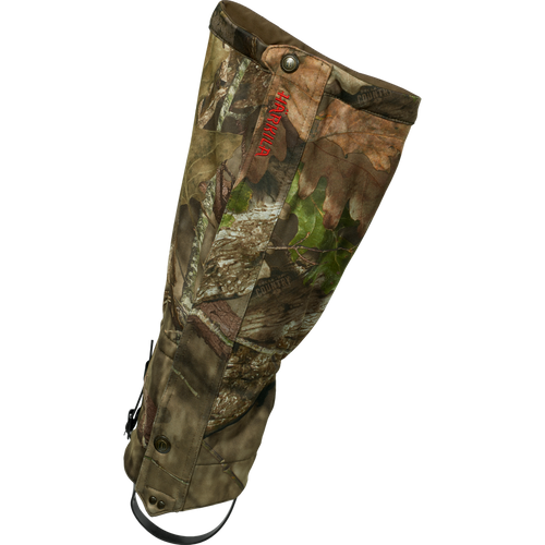 Harkila Moose Hunter 2.0 Silent gaiters in Mossy Oak camouflage, camouflage gaiters for hunting and shooting