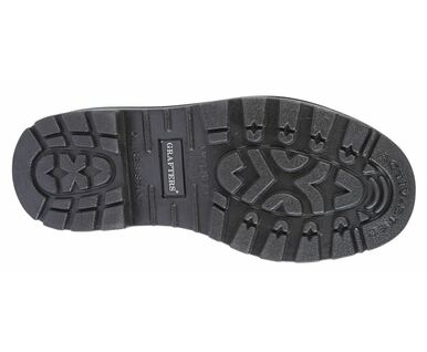 Grafters Apprentice Safety boots in black leather, men's steel toe cap boots