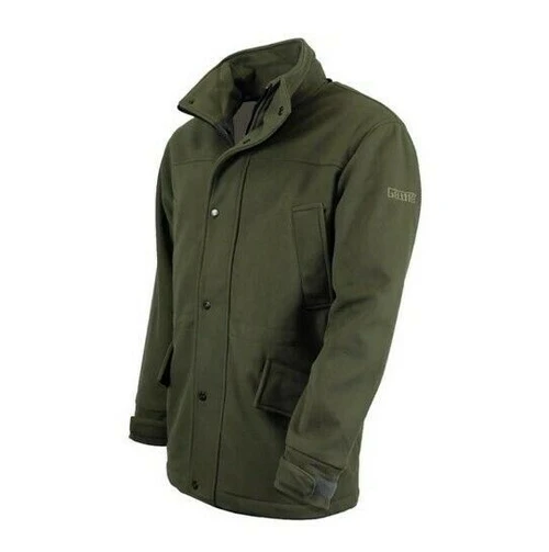 Game men's Trekker jacket, men's waterproof and breathable shooting jacket in green