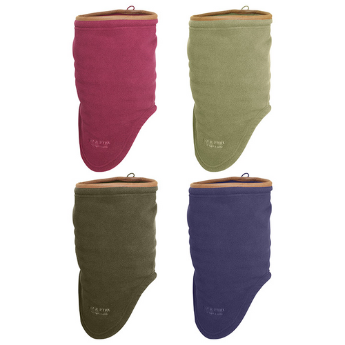 Jack Pyke Countryman fleece neck gaiter in burgundy, green, dark green or navy.