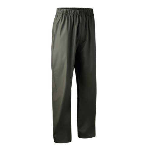 Deerhunter Hurricane Rain Trousers in green, men's waterproof overtrousers