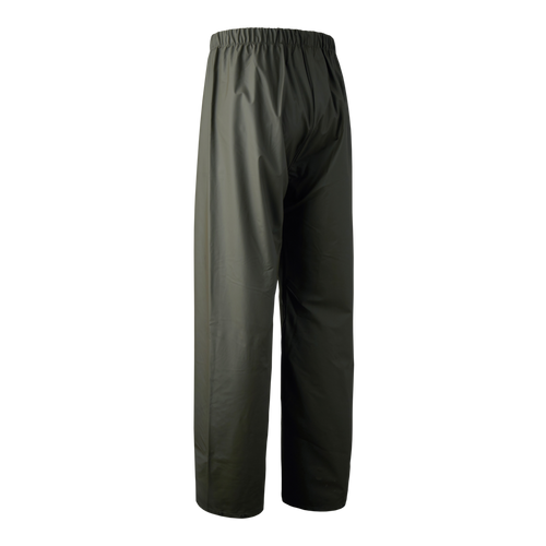 Deerhunter Hurricane Rain Trousers in green, men's waterproof overtrousers