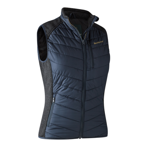 Deerhunter Lady Caroline Padded Waistcoat in 786 Dark Blue