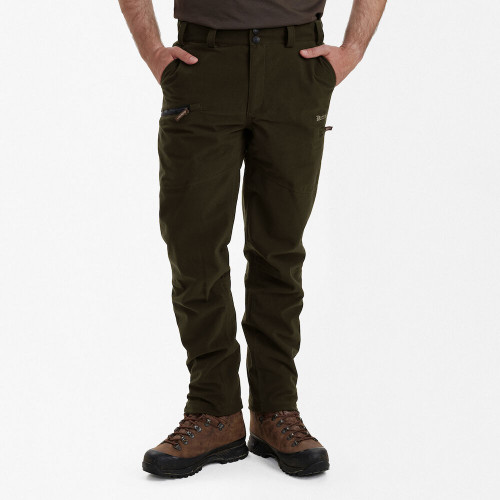 Deerhunter Pro Gamekeeper Trousers in peat, men's waterproof and breathable shooting trousers