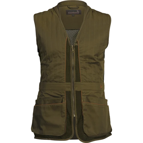 Seeland Skeet 2 Waistcoat in duffle green, men's clay shooting vest